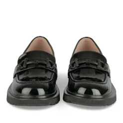 Mocassins NOIR Femme Motif Uni A Enfiler