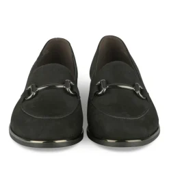 Mocassins NOIR Femme Motif Uni A Enfiler