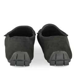 Mocassins NOIR Femme Motif Uni A Enfiler