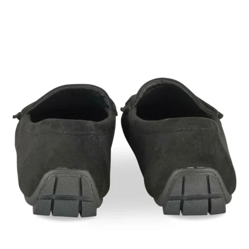 Mocassins NOIR Femme Motif Uni A Enfiler