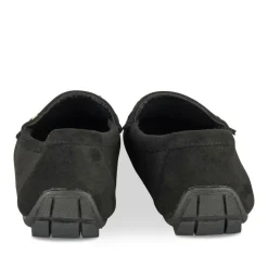 Mocassins NOIR Femme Motif Uni A Enfiler