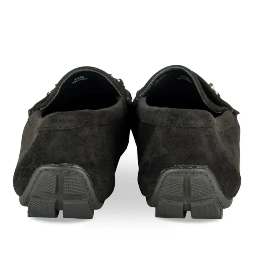 Mocassins NOIR Femme Motif Uni A Enfiler