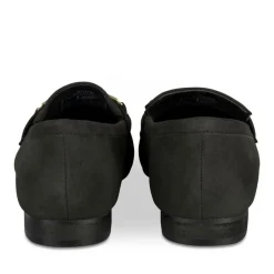 Mocassins NOIR Femme Motif Uni A Enfiler