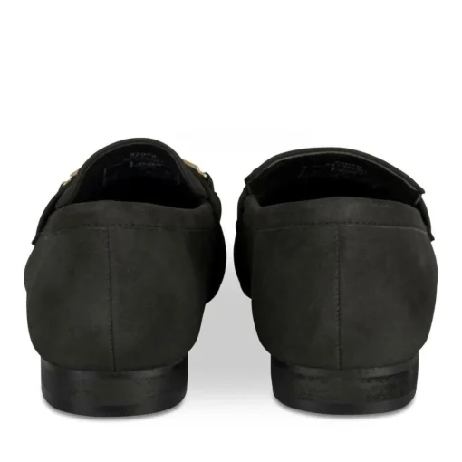 Mocassins NOIR Femme Motif Uni A Enfiler
