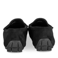 Mocassins NOIR Femme Motif Uni A Enfiler