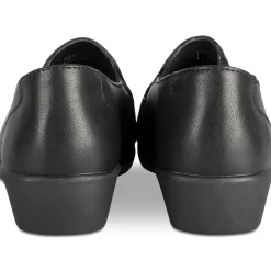 Mocassins NOIR Femme Motif Uni Scratch