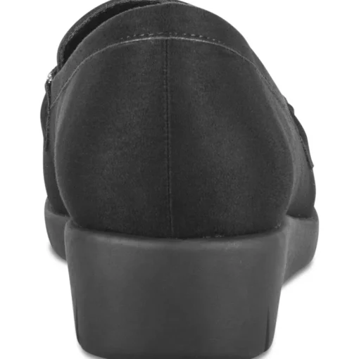 Mocassins NOIR Femme Motif Uni A Enfiler