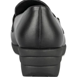 Mocassins NOIR Femme Motif Uni A Enfiler