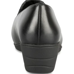 Mocassins NOIR Femme Motif Uni A Enfiler