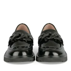 Mocassins NOIR Femme Motif Uni A Enfiler