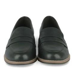 Mocassins NOIR Femme Motif Uni A Enfiler