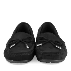 Mocassins NOIR Femme Motif Uni A Enfiler
