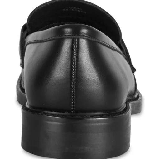 Mocassins NOIR Femme Motif Uni A Enfiler