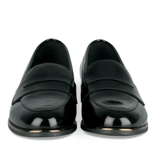 Mocassins NOIR Femme Motif Uni