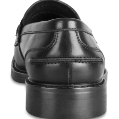 Mocassins NOIR Femme Motif Uni A Enfiler