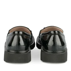 Mocassins NOIR Femme Motif Uni A Enfiler