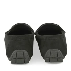 Mocassins NOIR Femme Motif Chaîne A Enfiler