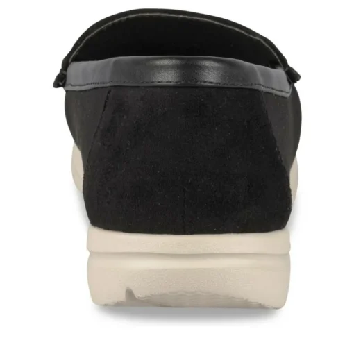 Mocassins NOIR Femme Motif Uni A Enfiler