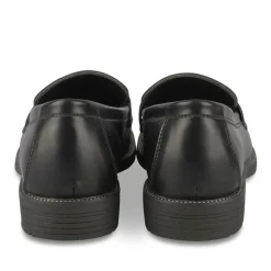 Mocassins NOIR Femme Motif Uni A Enfiler