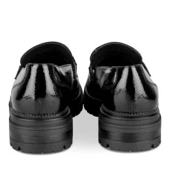 Mocassins NOIR Femme Motif Clouté A Enfiler