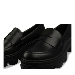 Mocassins NOIR Femme Motif Uni
