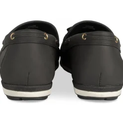 Mocassins NOIR Femme Motif Uni A Enfiler