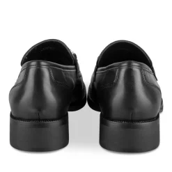Mocassins NOIR Femme Motif Uni A Enfiler