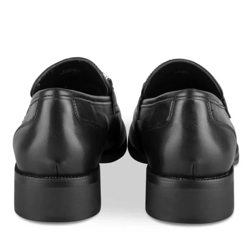Mocassins NOIR Femme Motif Uni A Enfiler
