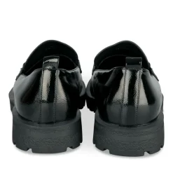 Mocassins NOIR Femme Motif Uni A Enfiler
