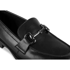Mocassins NOIR Femme Motif Uni A Enfiler