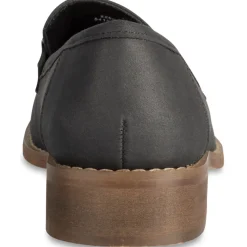 Mocassins NOIR Femme Motif Uni A Enfiler