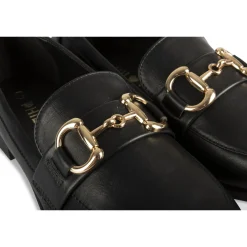 Mocassins NOIR Femme Motif Uni A Enfiler