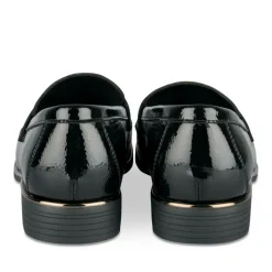 Mocassins NOIR Femme Motif Uni