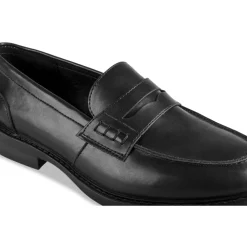 Mocassins NOIR Femme Motif Uni A Enfiler