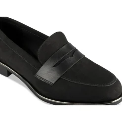 Mocassins NOIR Femme Motif Uni A Enfiler