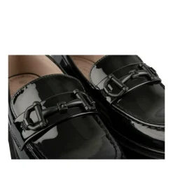Mocassins NOIR Femme Motif Uni A Enfiler