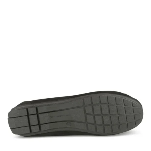Mocassins NOIR Femme Motif Chaîne A Enfiler
