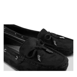 Mocassins NOIR Femme Motif Uni A Enfiler