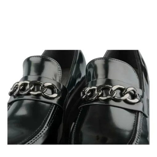Mocassins NOIR Femme Motif Uni A Enfiler
