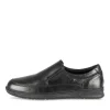 Mocassins NOIR Homme CUIR Motif Uni Scratch