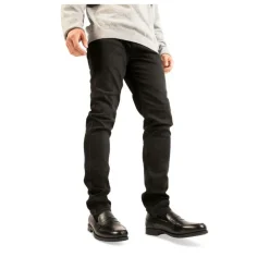 Mocassins NOIR Homme CUIR Motif Uni A Enfiler