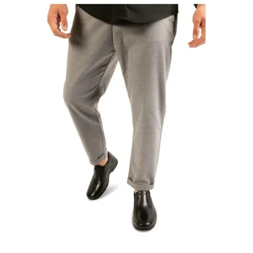 Mocassins NOIR Homme CUIR Motif Uni A Enfiler