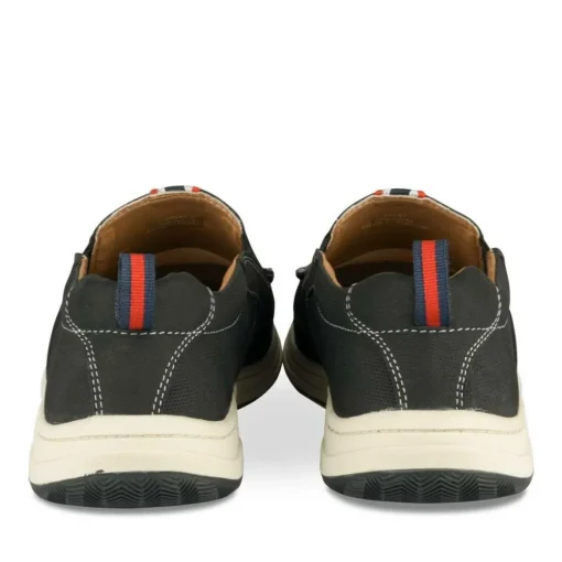 Mocassins NOIR Homme CUIR Motif Uni A Enfiler