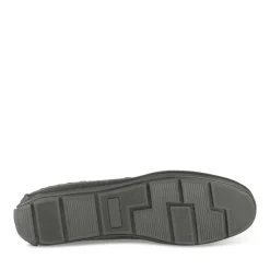 Mocassins NOIR Homme CUIR Motif Uni Lacets