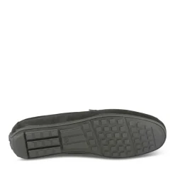 Mocassins NOIR Homme CUIR Motif Uni A Enfiler