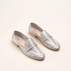 Mocassins OR Femme CUIR Motif Uni A Enfiler