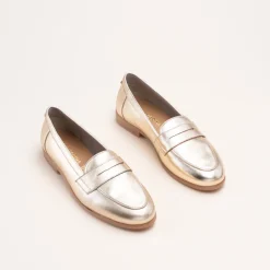 Mocassins OR Femme CUIR Motif Uni A Enfiler