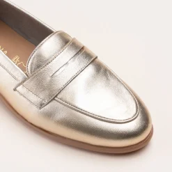 Mocassins OR Femme CUIR Motif Uni A Enfiler