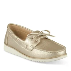 Mocassins OR Femme Motif Uni A Enfiler