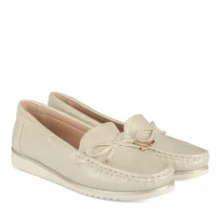 Mocassins OR Femme Motif Uni A Enfiler